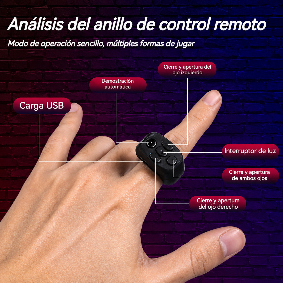 Máscara con Ojos Móviles